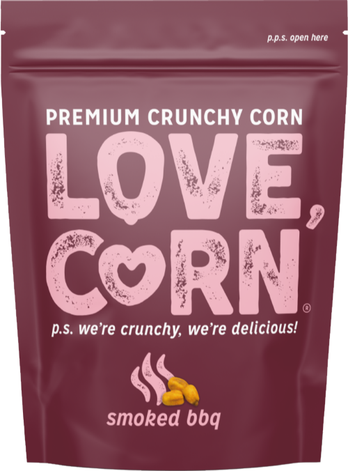 LOVE CORN Roasted Corn Snack - Smoked BBQ 45g
