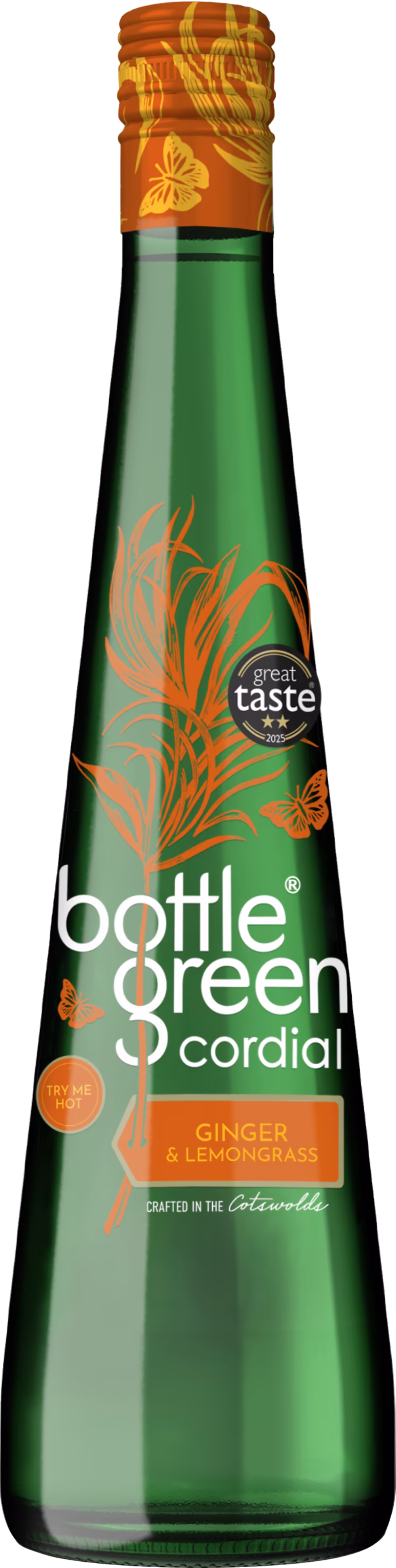 BOTTLEGREEN Ginger with a Hint of Lemongrass Cordial 500ml