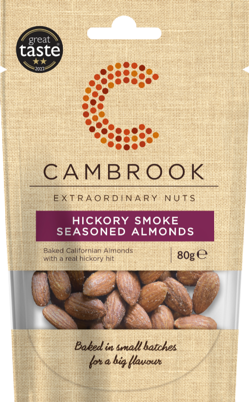 CAMBROOK Hickory Smoke Flavour Almonds 80g
