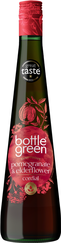 BOTTLEGREEN Pomegranate & Elderflower Cordial 500ml