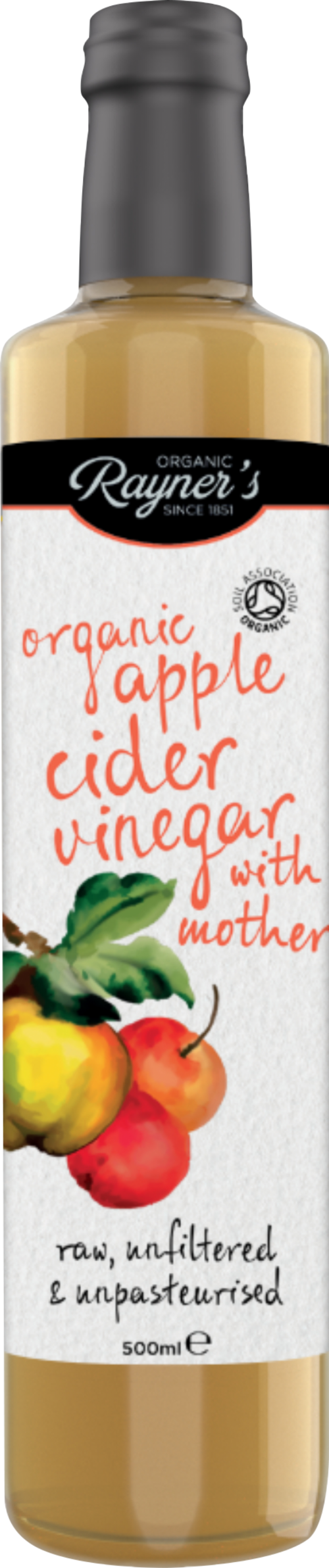 RAYNER'S Organic Apple Cider Vinegar with Mother 500ml