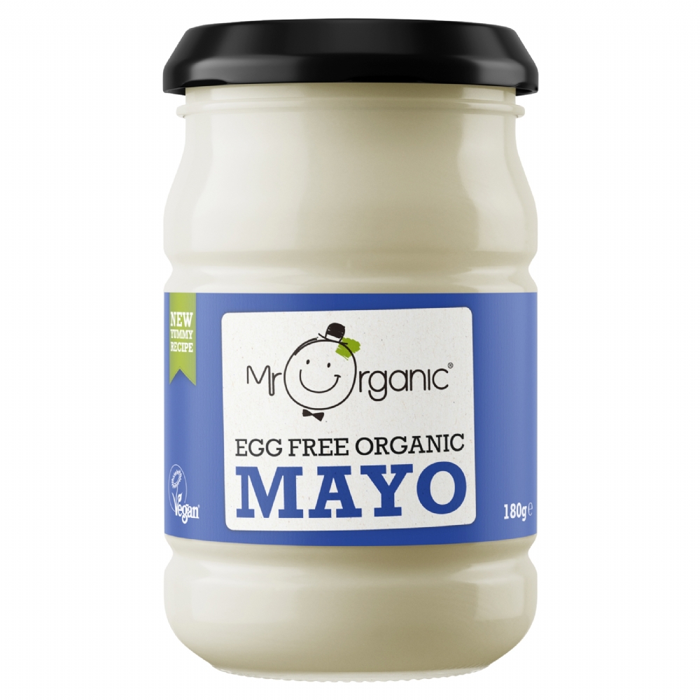 MR ORGANIC Egg Free & Organic Mayo 180g (5060178071849)