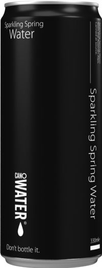 CAN O WATER Natural Spring Water - Sparkling 330ml (731275727483)
