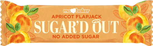 MA BAKER Sugar'd Out Apricot Flapjack 50g