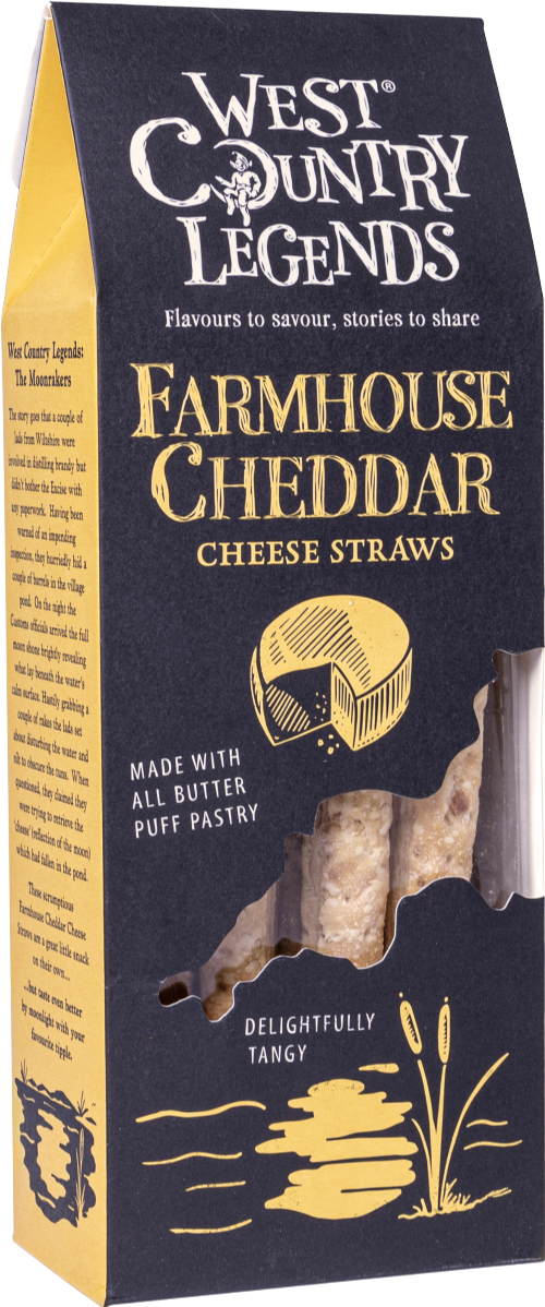 WEST COUNTRY LEGENDS Farmhouse Cheddar Cheese Straws 100g