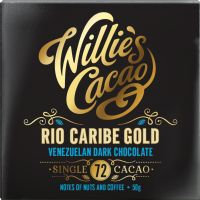 WILLIE'S CACAO Rio Caribe Gold - Venezuelan 72 Dark Chocolate 50g