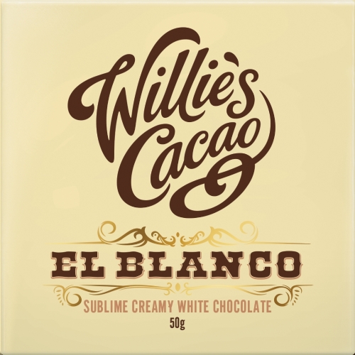 WILLIE'S CACAO El Blanco Venezuelan White Chocolate 50g