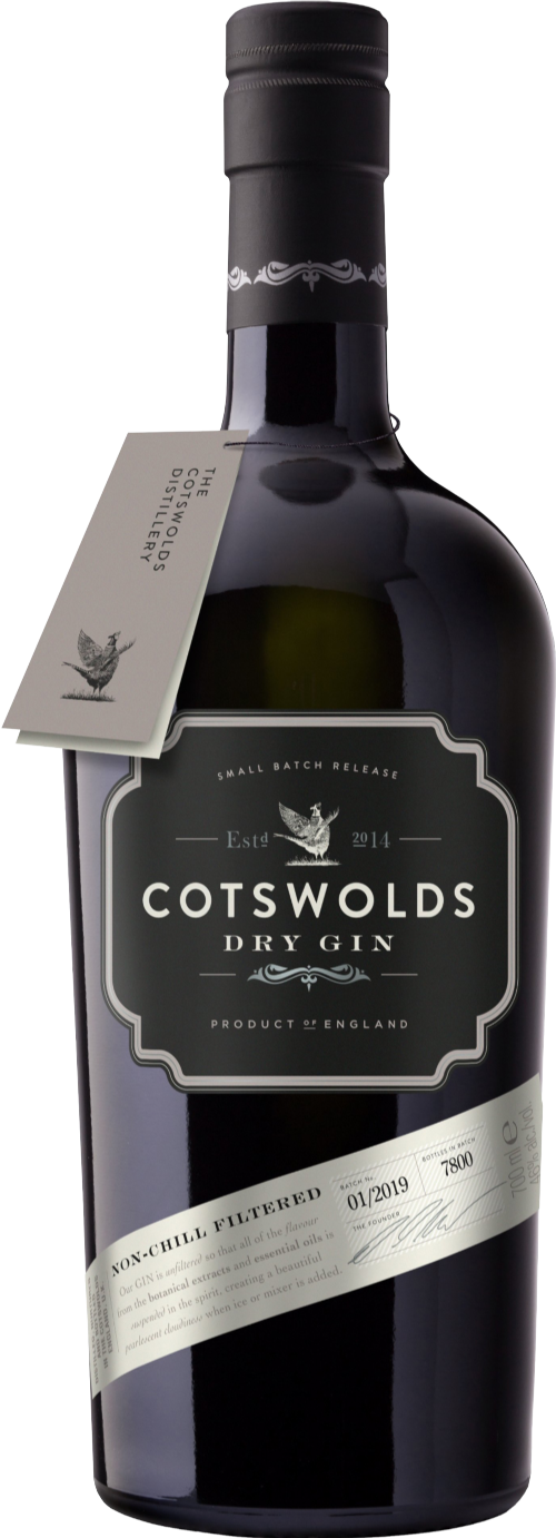 COTSWOLDS Dry Gin 46%ABV 70cl