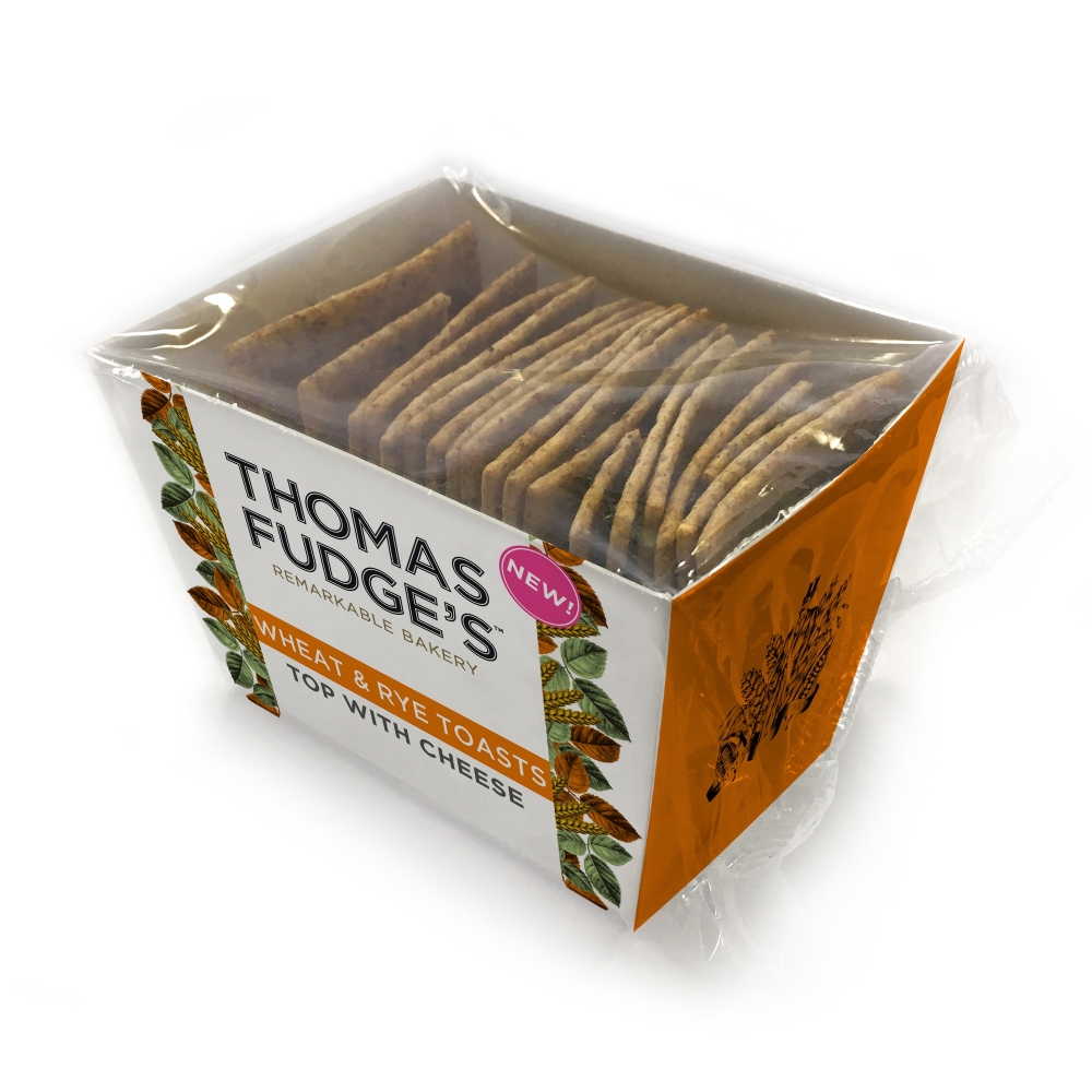 THOMAS FUDGE'S Wheat & Rye Toasts 90g (5026139000808)