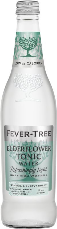 FEVER-TREE Refreshingly Light Elderflower Tonic Water 500ml