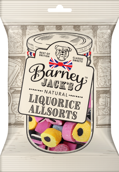 BARNEY JACK'S Liquorice Allsorts 150g