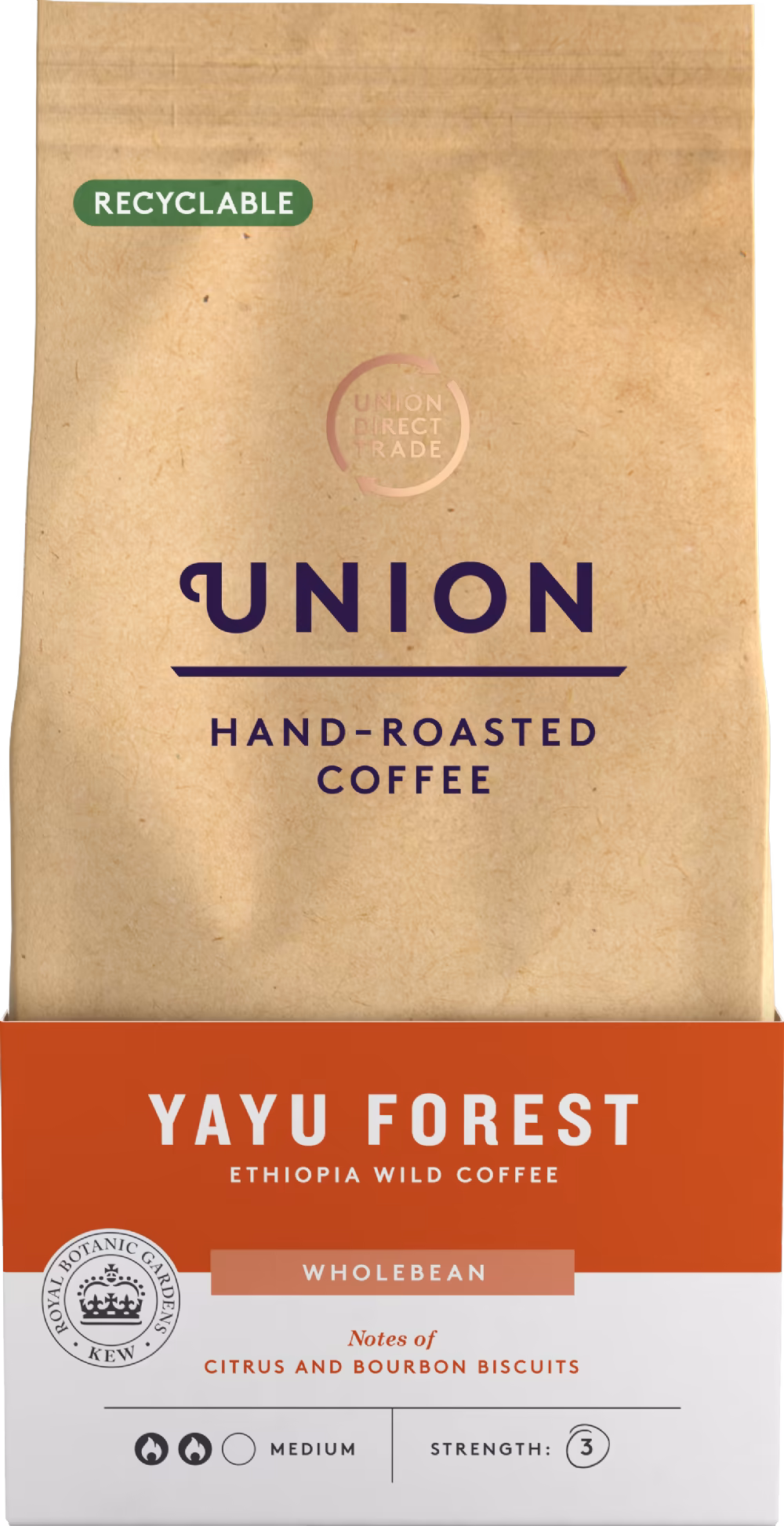 UNION COFFEE Hand-Roasted Coffee Yayu Forest - Wholebean 200g