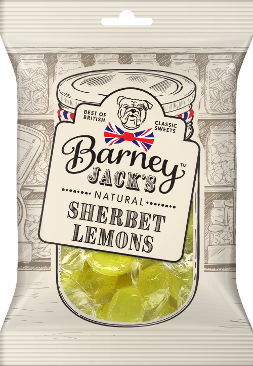BARNEY JACK'S Sherbet Lemons 125g