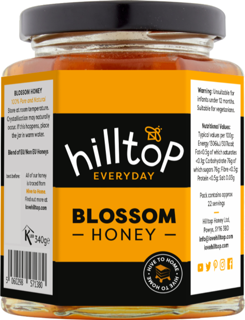 HILLTOP Blossom Honey 340g