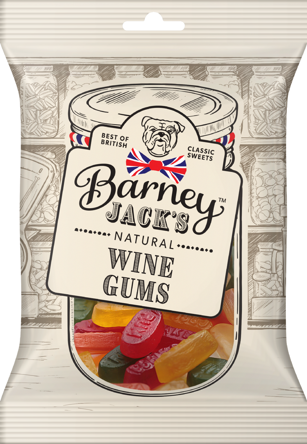BARNEY JACK'S Wine Gums 150g