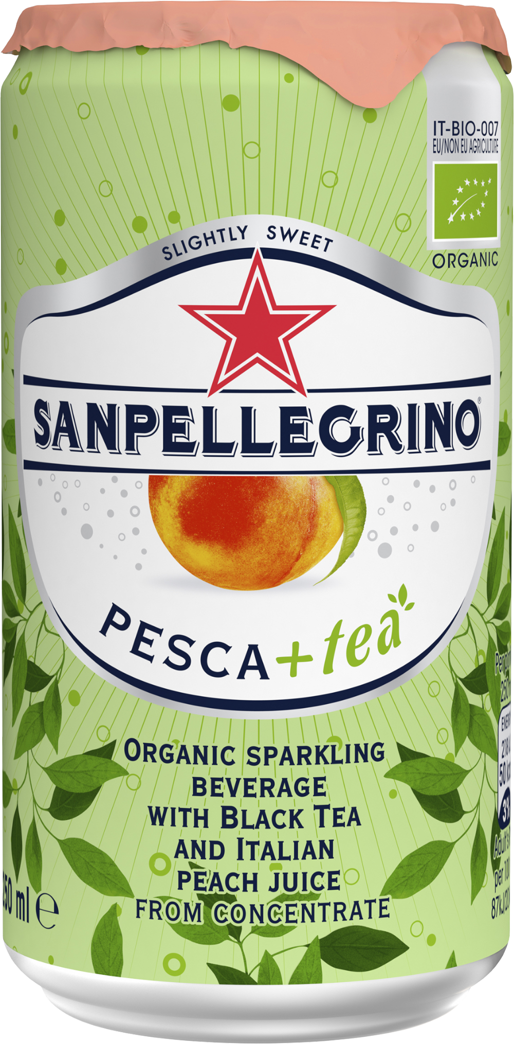 SAN PELLEGRINO Peach + Tea 250ml (8002270356971)
