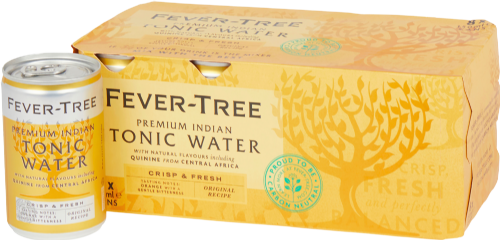 FEVER-TREE Indian Tonic Water - Cans (8x150ml)