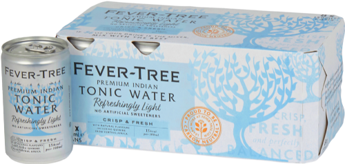 FEVER-TREE Ref. Light Indian Tonic Water - Cans (8x150ml)