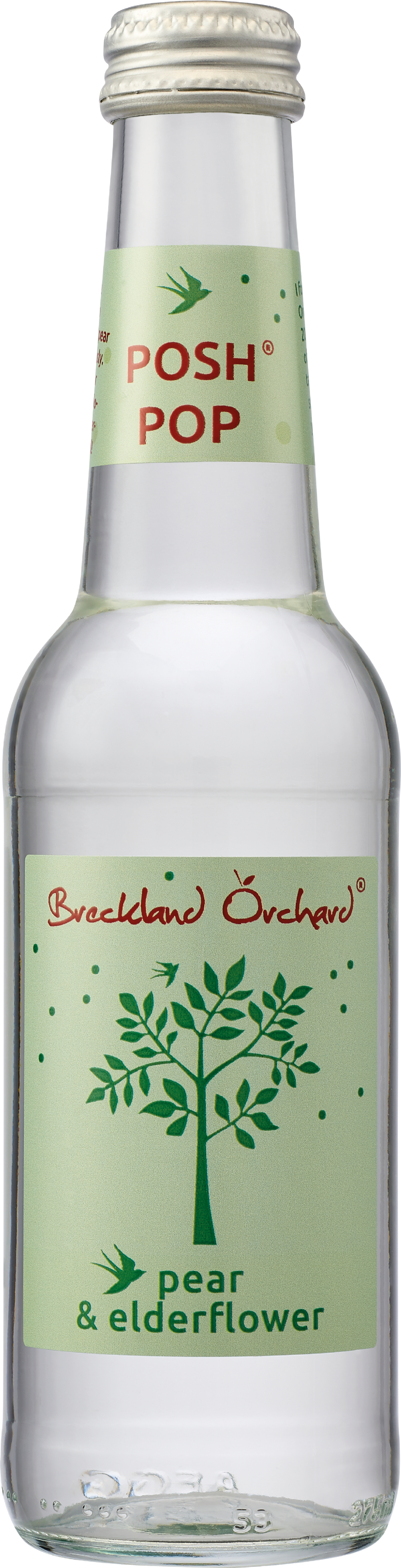 BRECKLAND ORCHARD Posh Pop - Pear & Elderflower 275ml