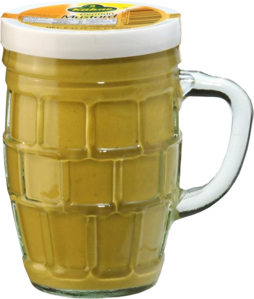 KUHNE German Mustard / Beer Mug Glass 250ml