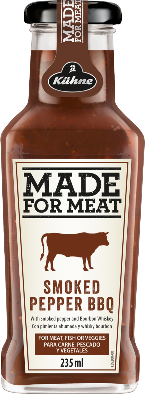 KUHNE Made for Meat - Smoked Pepper BBQ Style Sauce 235ml