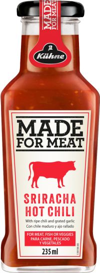 KUHNE Made for Meat - Sriracha Hot Chilli Style Sauce 235ml (4012200800287)