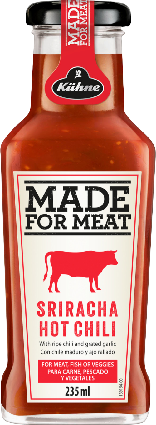 KUHNE Made for Meat - Sriracha Hot Chilli Style Sauce 235ml