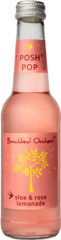 BRECKLAND ORCHARD Posh Pop - Sloe & Rose Lemonade 275ml