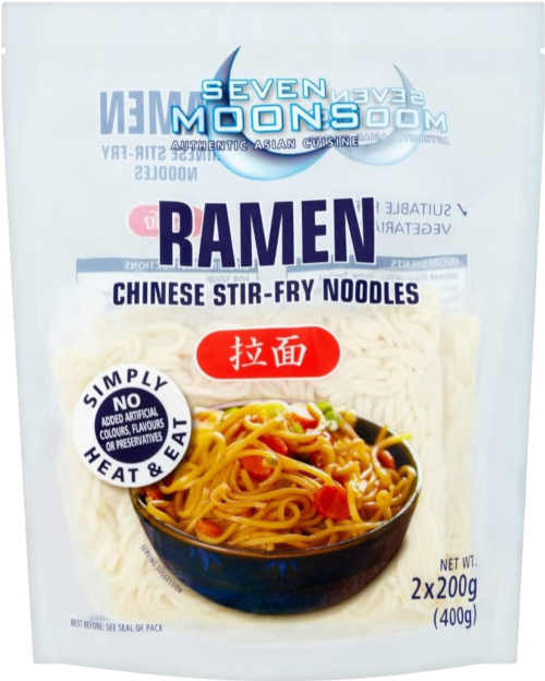 SEVEN MOONS Ramen Stir-Fry Chinese Style Noodles (2x200g)