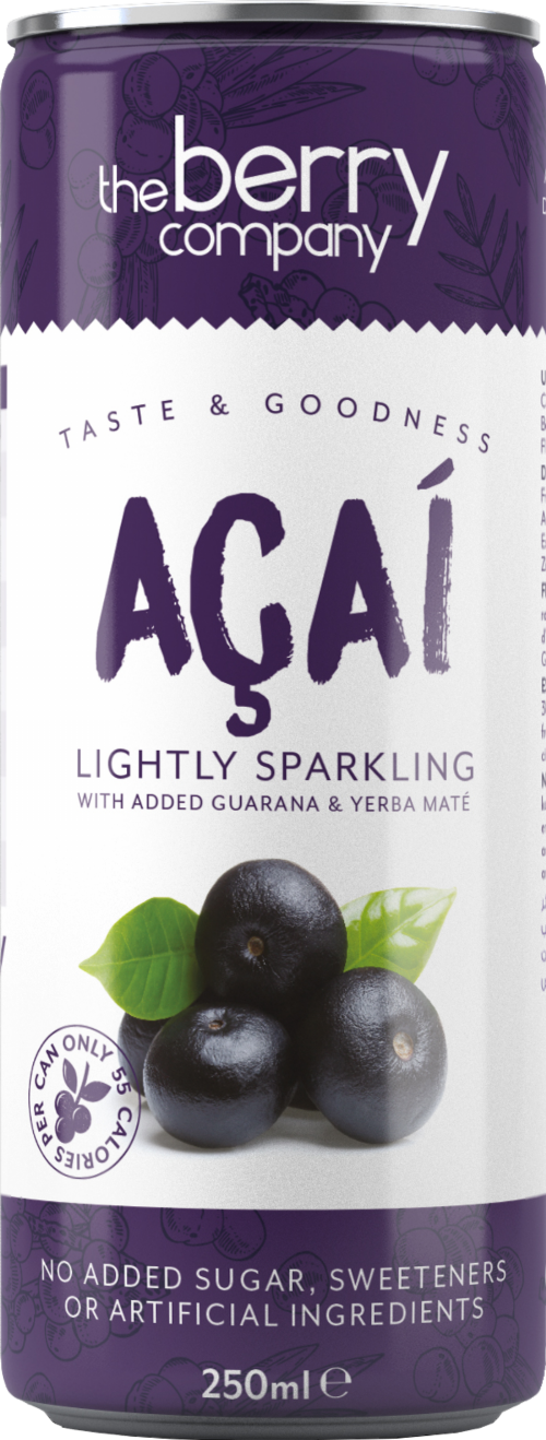 THE BERRY COMPANY Acai Lightly Sparkling Drink 250ml