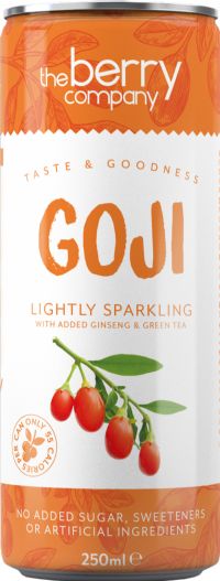 THE BERRY COMPANY Goji Lightly Sparkling Drink 250ml (5060148350141)