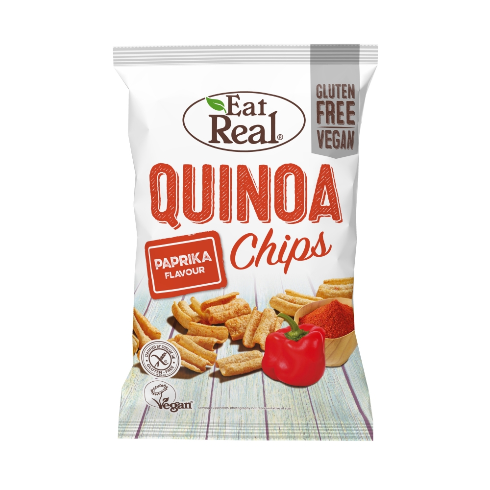 EAT REAL Quinoa Chips - Paprika 30g (5026489500478)
