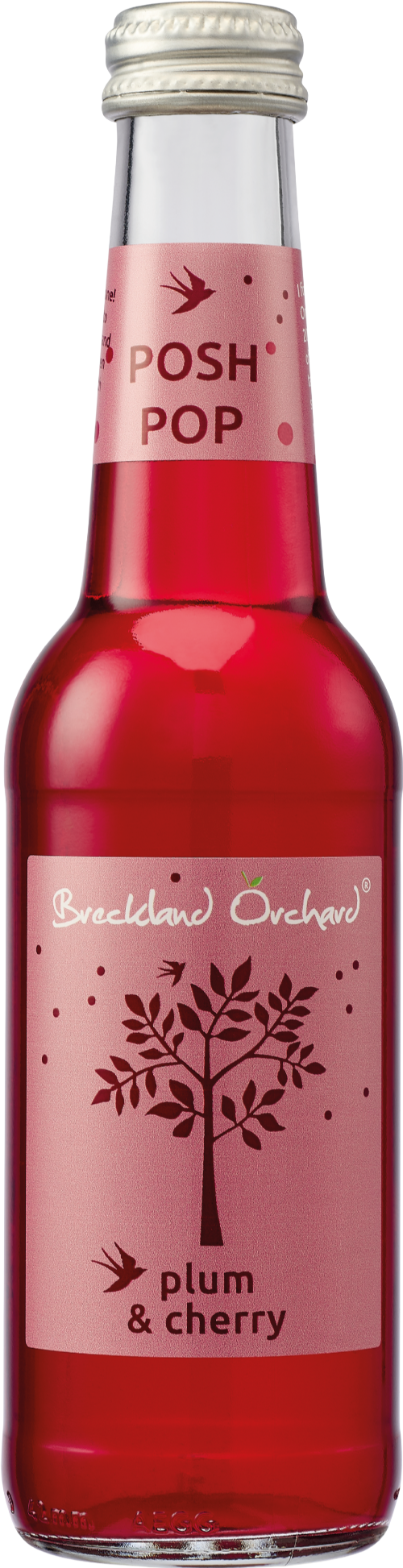 BRECKLAND ORCHARD Posh Pop - Plum & Cherry 275ml