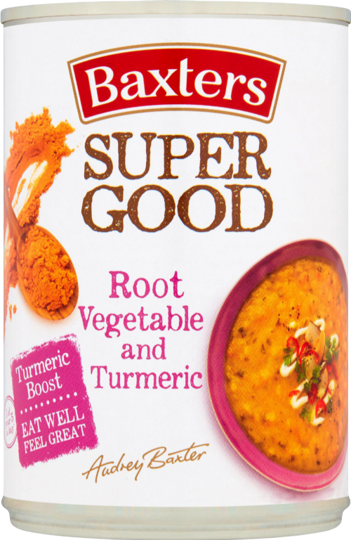 BAXTERS Super Good Root Vegetable & Turmeric Soup 400g