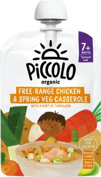 PICCOLO Spring Vegetables & Chicken Casserole (Stage 2) 130g (5060452490106)