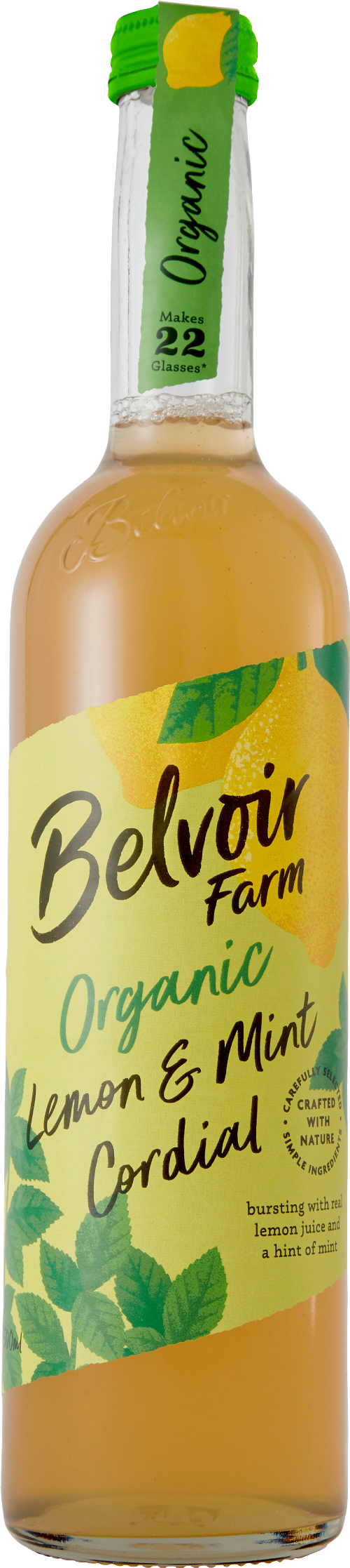 BELVOIR Organic Lemon & Mint Cordial 50cl