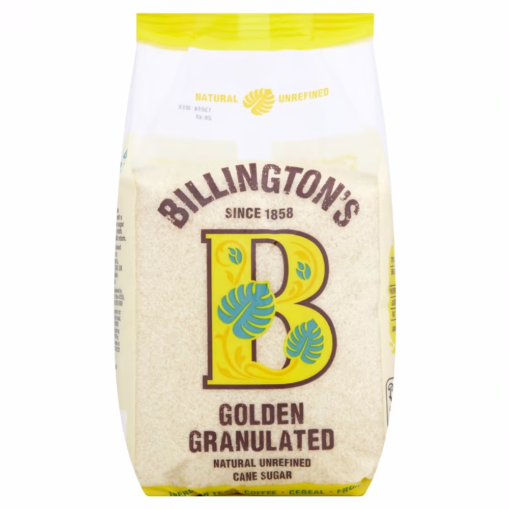 BILLINGTON'S Golden Granulated Sugar 1kg