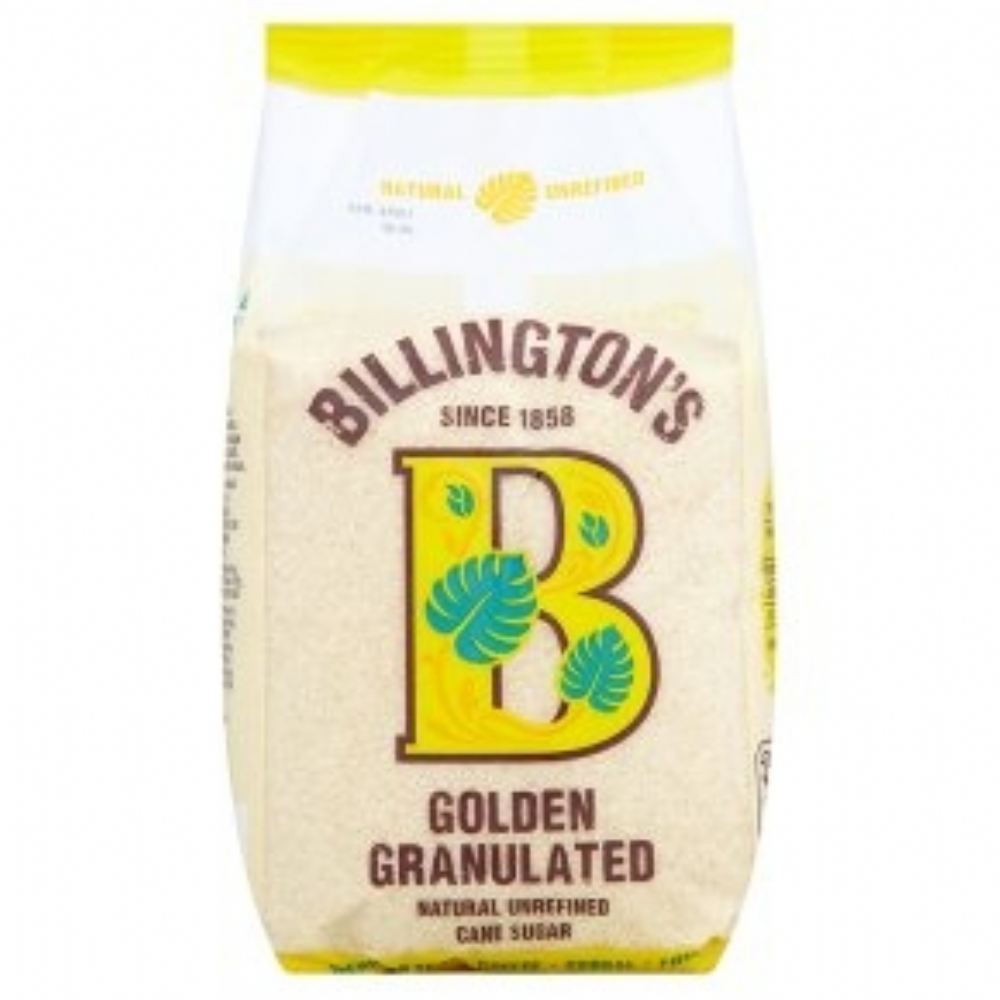 BILLINGTON'S Golden Granulated Sugar 1kg