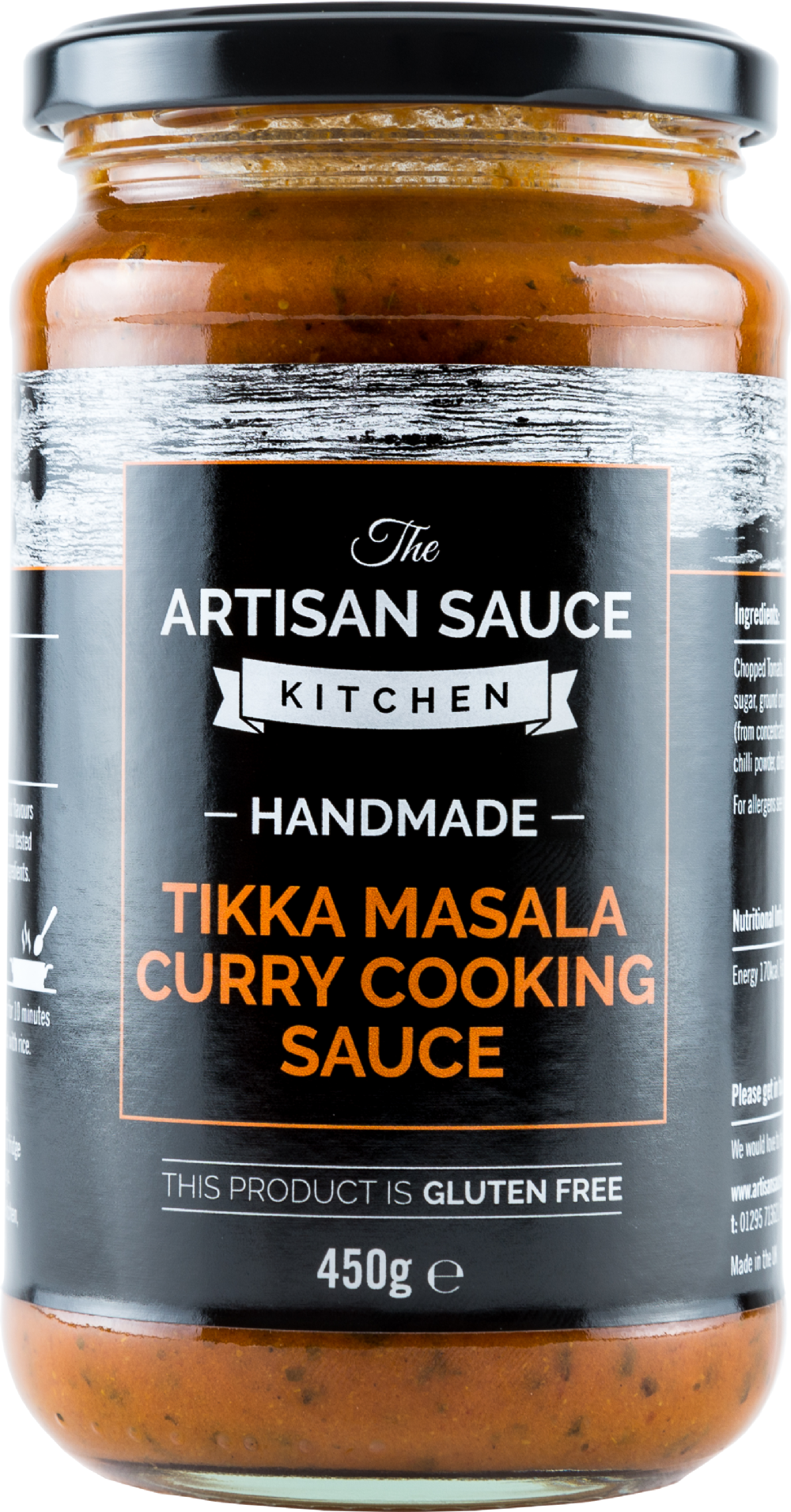 ARTISAN SAUCE KITCHEN Tikka Masala Cooking Sauce 450g (5060019386026)
