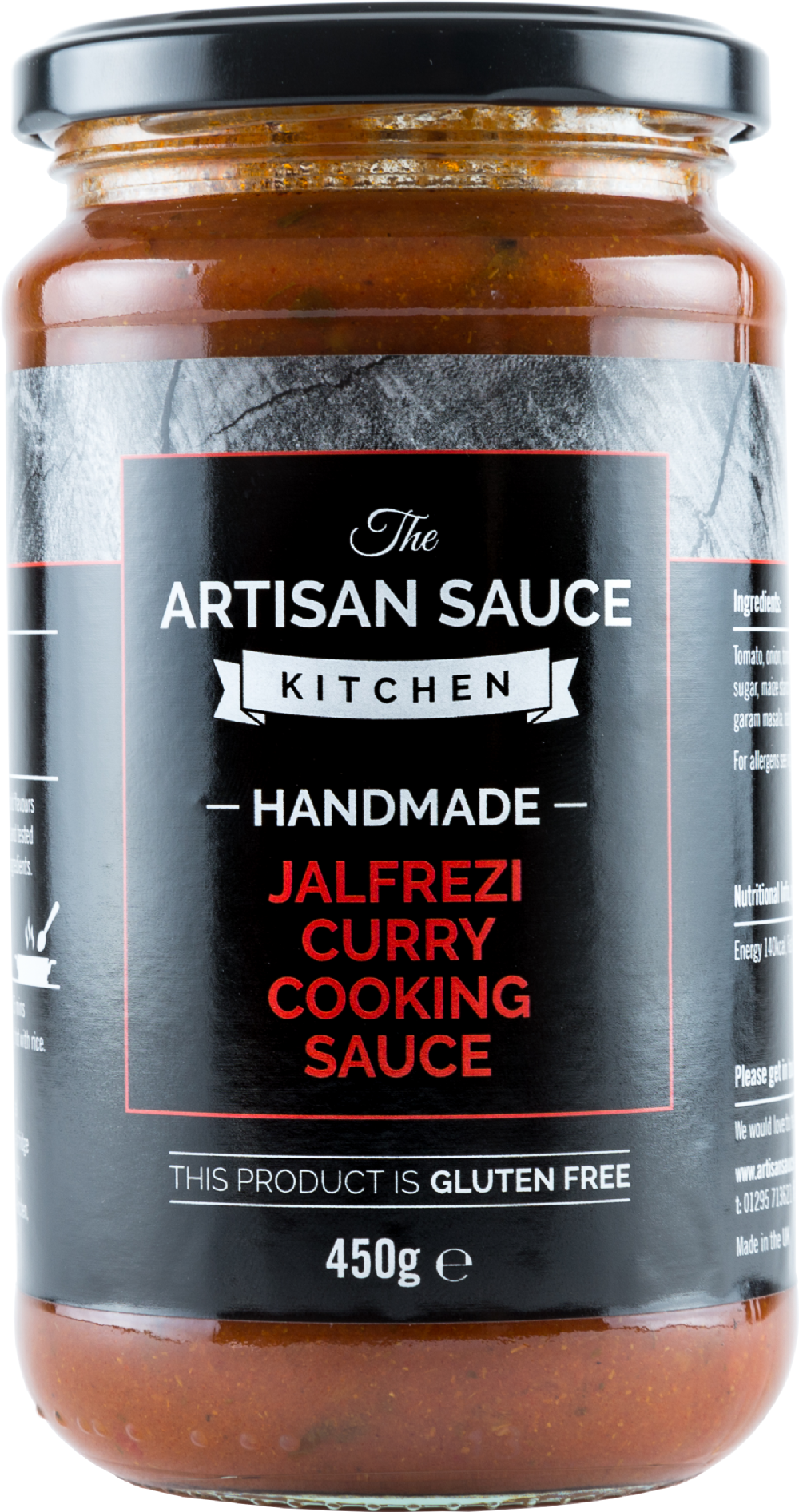 ARTISAN SAUCE KITCHEN Jalfrezi Curry Cooking Sauce 450g (5060019386057)