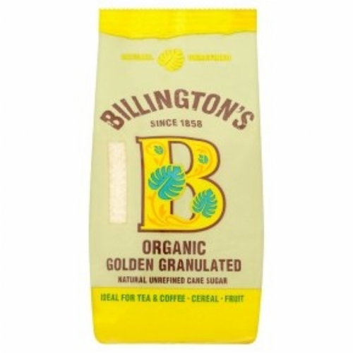BILLINGTON'S Organic Golden Granulated Sugar 500g