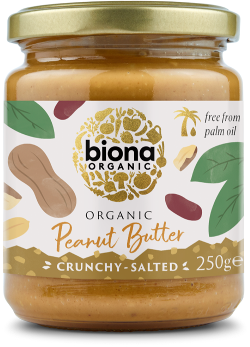 BIONA Organic Peanut Butter - Crunchy / Salted 250g