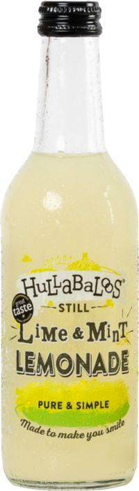 HULLABALOOS Still Lime & Mint Lemonade 330ml