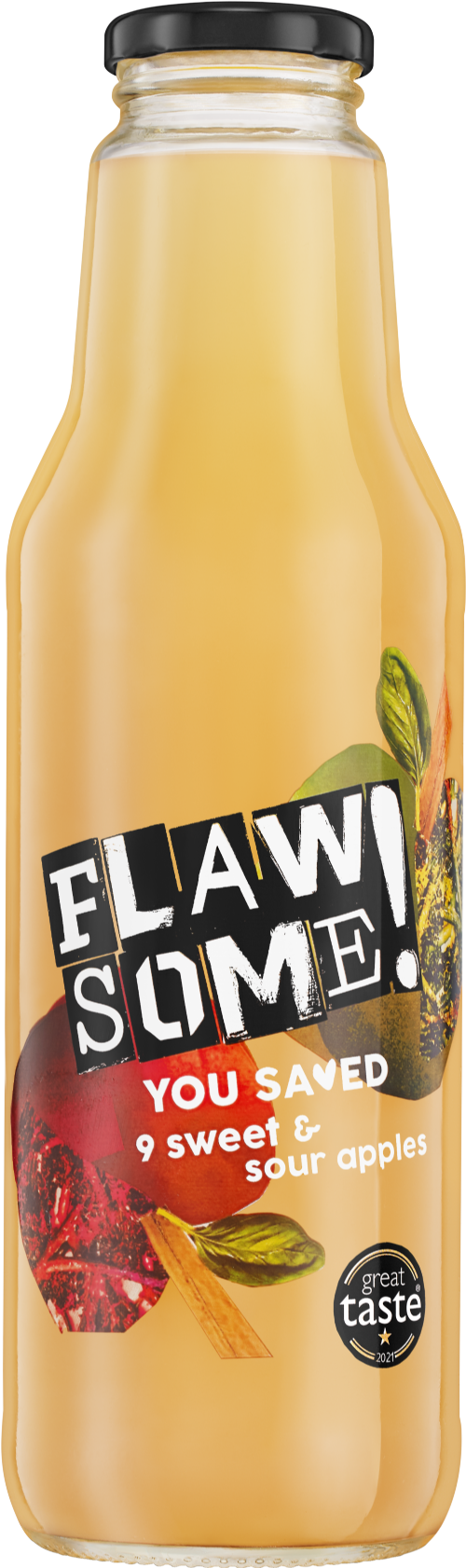 FLAWSOME! Sweet & Sour Apple Juice 750ml
