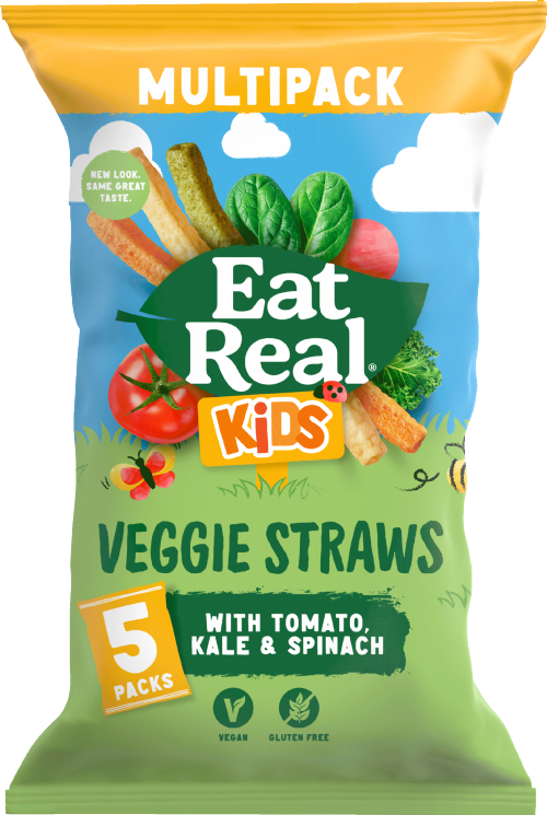 EAT REAL Multipack Veggie Straws 100g