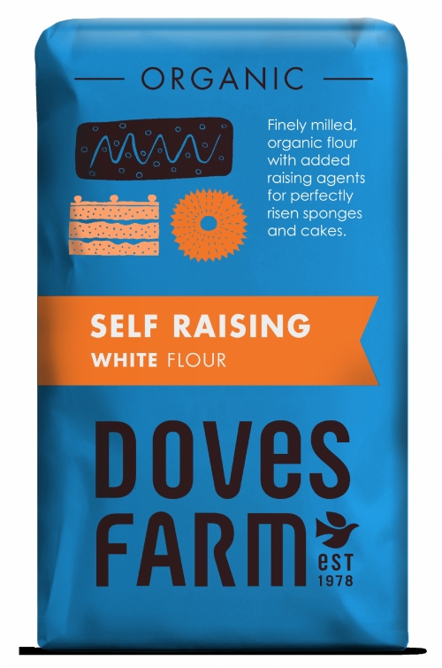 DOVES FARM Organic Self Raising White Flour 1kg
