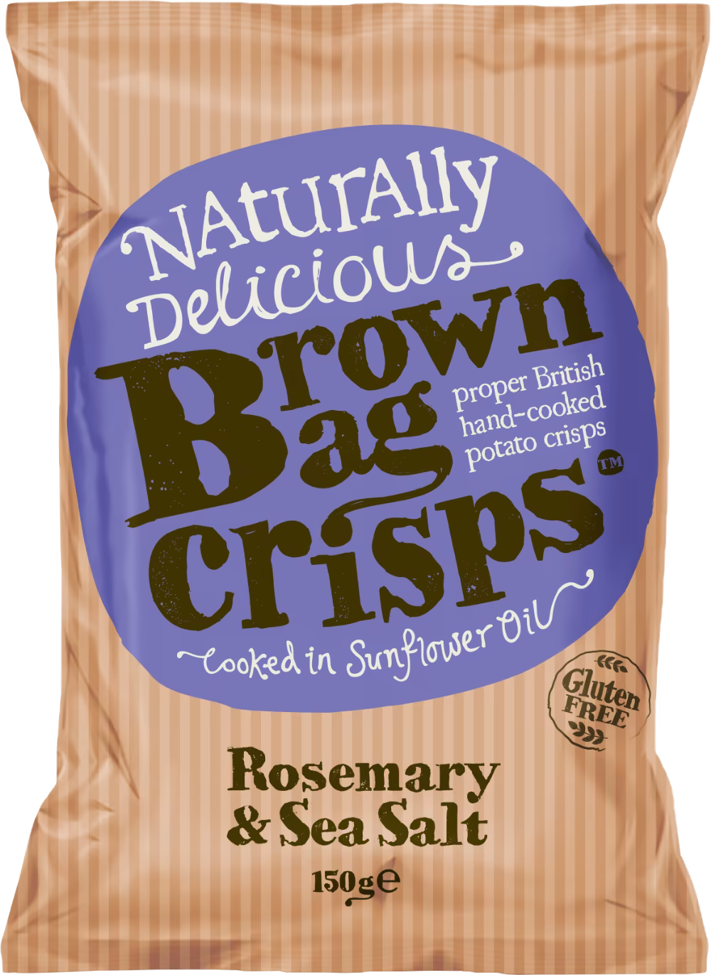 BROWN BAG CRISPS Rosemary & Sea Salt 150g