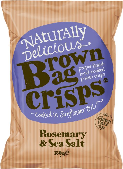 BROWN BAG CRISPS Rosemary & Sea Salt 150g