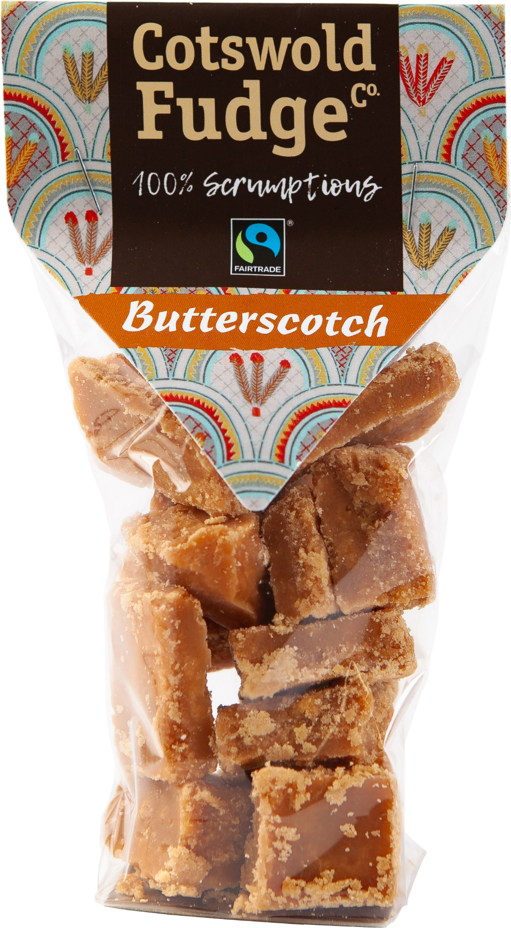 COTSWOLD FUDGE CO. Butterscotch Fudge 150g (5060182760616)