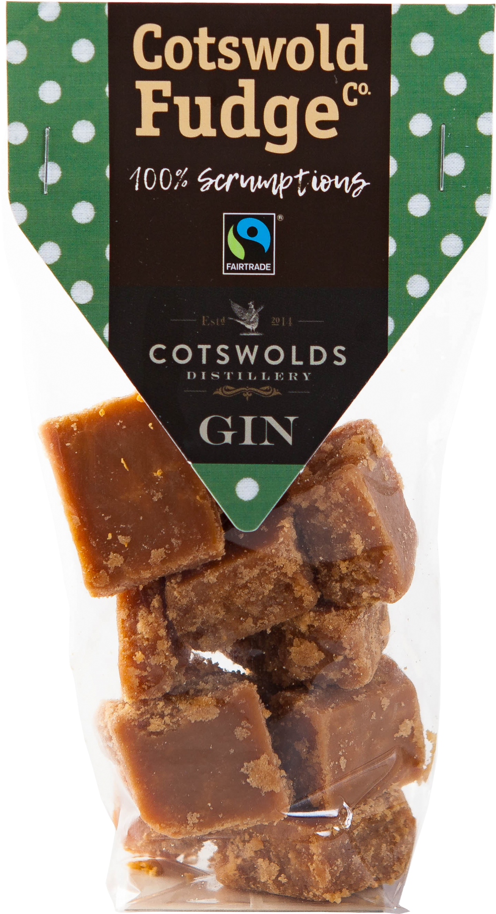 COTSWOLD FUGDE CO. Cotswold Gin Fudge 150g (5060182760524)
